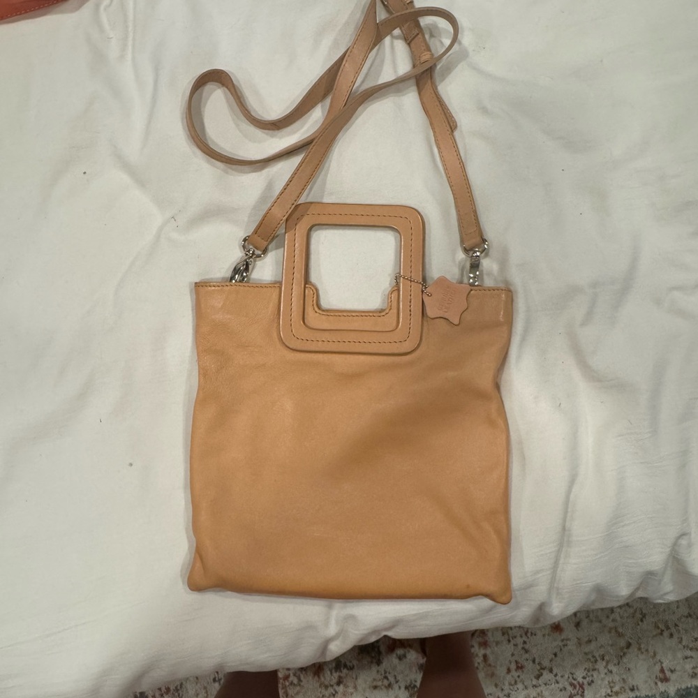 Tan Square Handle Women's Bag
